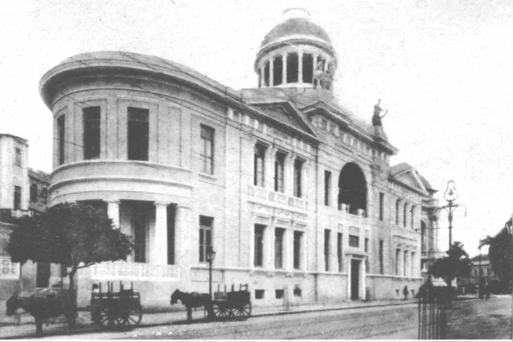 Sede do IGHB no começo do século XX, quando a Av. Sete era recente