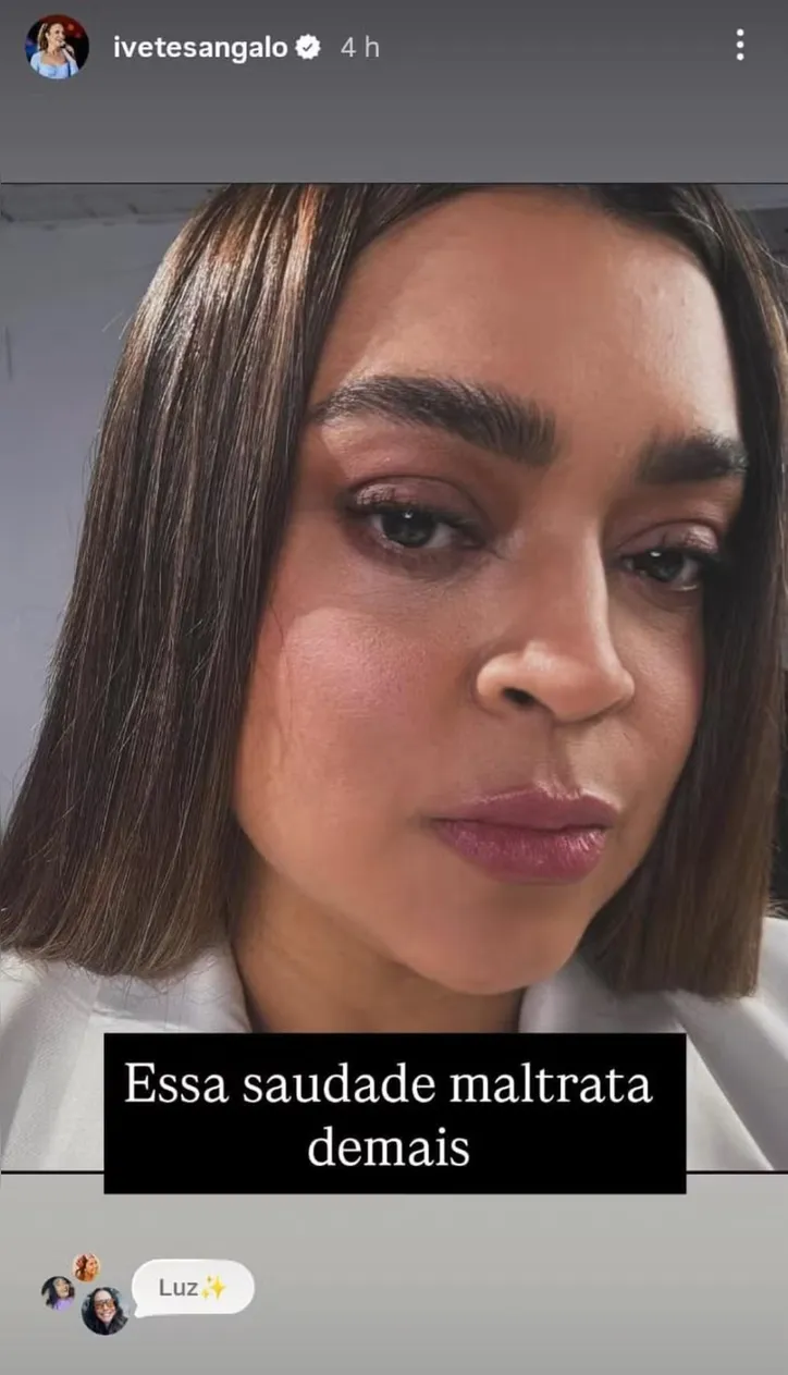 Post de Ivete em homenagem a Preta Gil