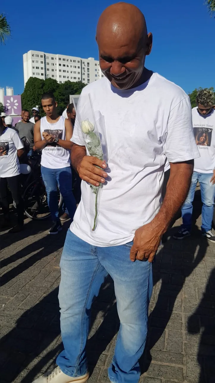 Wilson não conhecia Thamiris, mas foi prestar homenagem