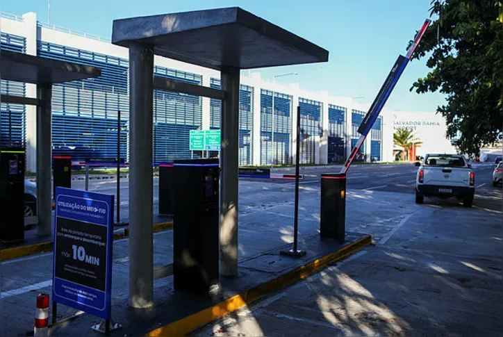 Sistema de cancelas no aeroporto de Salvador