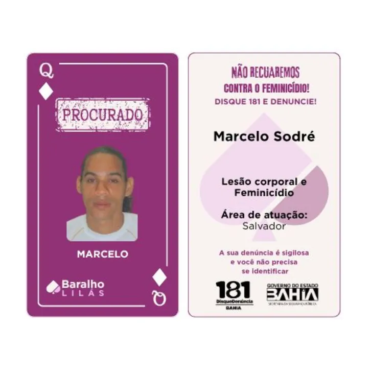 Integrante do Baralho Lilás