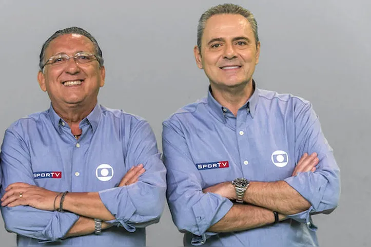 Galvão Bueno e Luis Roberto