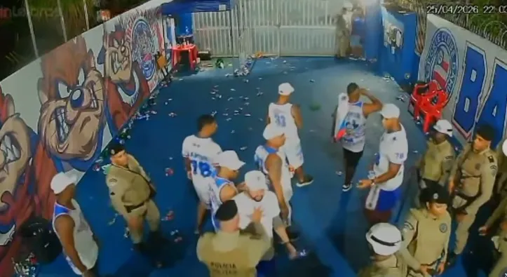 Imagens da abordagem