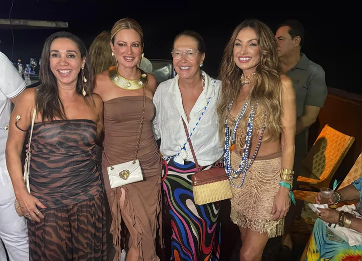 Lila Moraes, Isabela Dantas, Donata Meireles e Patrícia Poeta