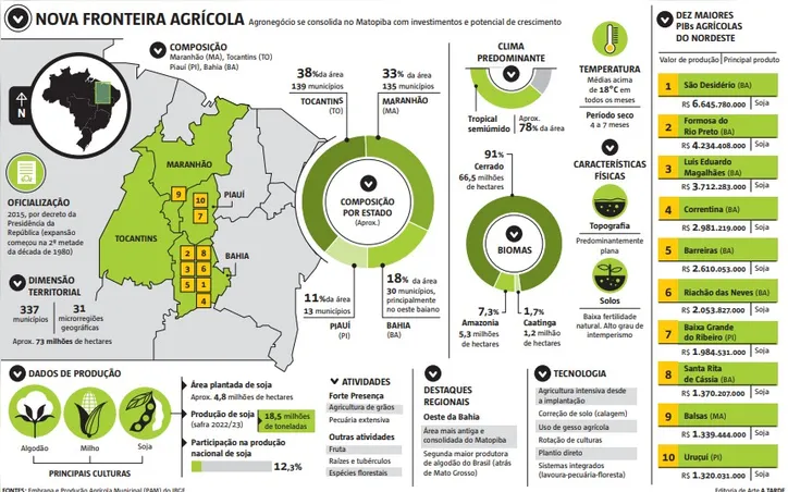 Imagem ilustrativa da imagem Matopiba: a fronteira que virou potência agrícola