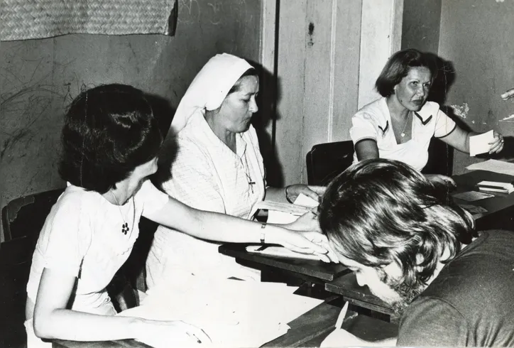 Feira compareceu às urnas para exercer sua cidadania em 1976