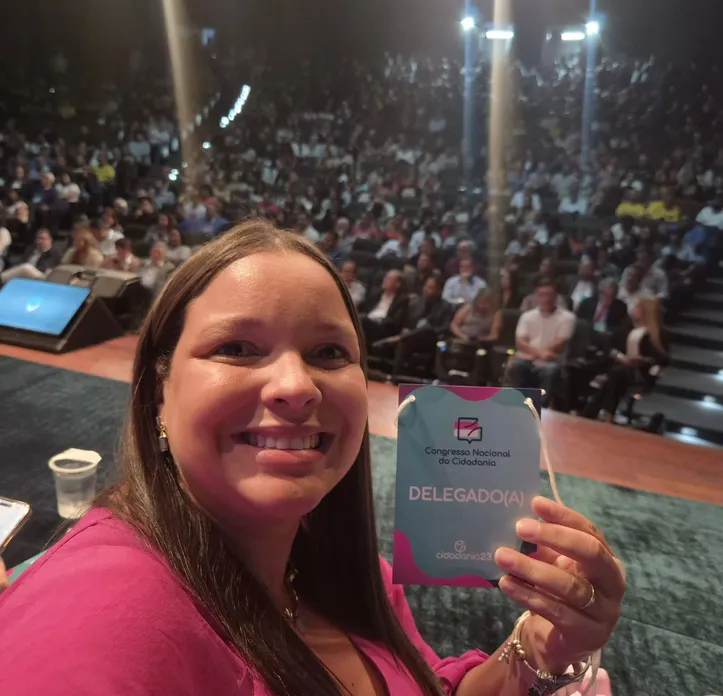 Isabela Sousa foi eleita Secretária Nacional de Mulheres do Cidadania.