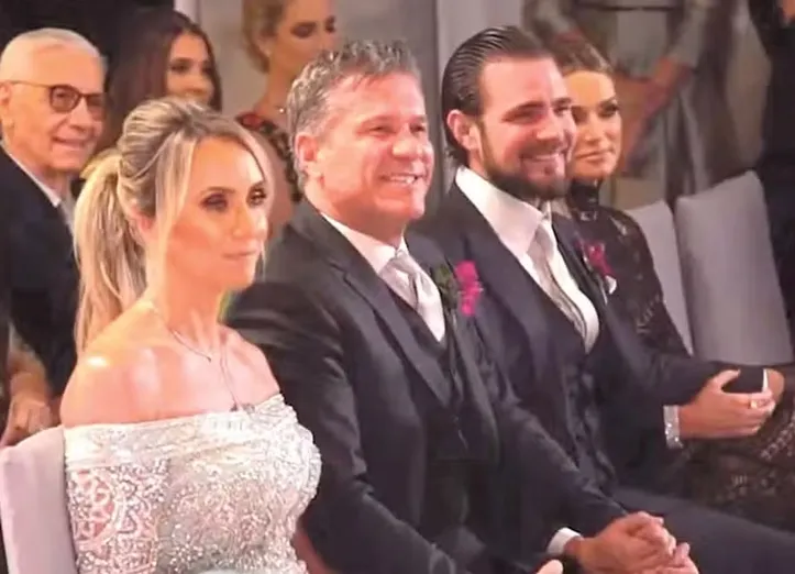 Daniel Vorcaro ao lado do pai, Henrique Vorcaro
