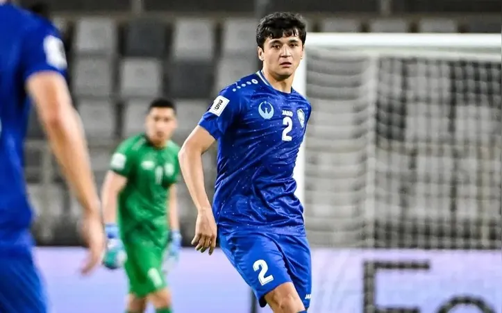 Seleção do Uzbequistão em campo