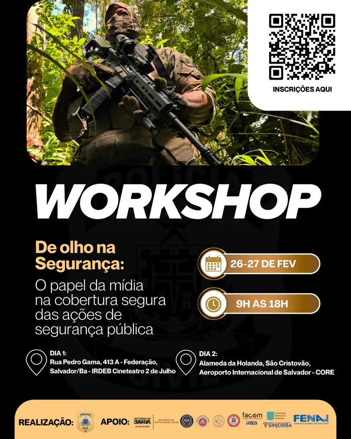 Imagem ilustrativa da imagem Papel da mídia em ações da Segurança Pública é debatido em workshop