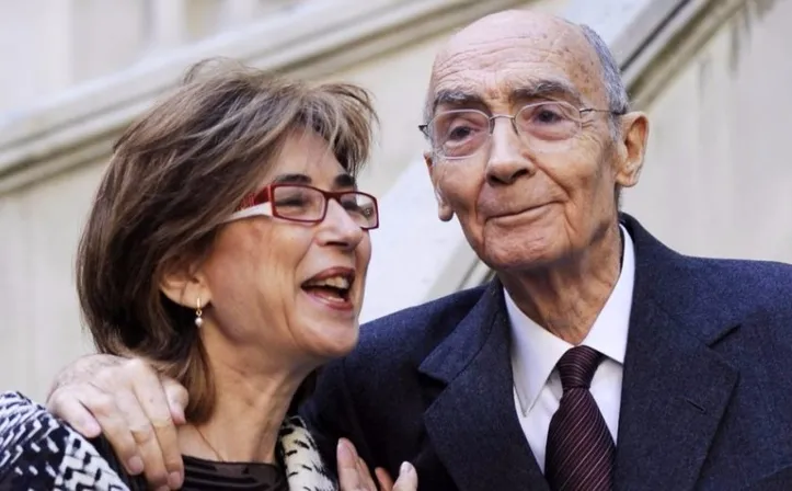 Pilar del Río e José Saramago