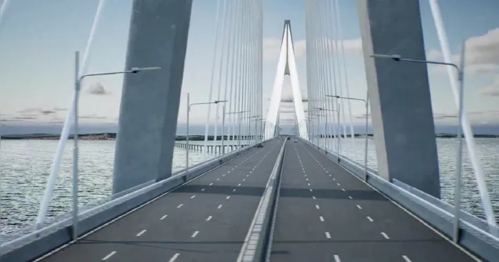 Projeção da Ponte Salvador-Itaparica