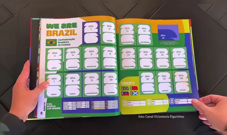 Albúm de figurinhas da Copa do Mundo 2026