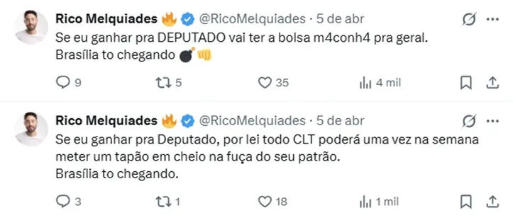 Posts feitos por Rico Melquiades