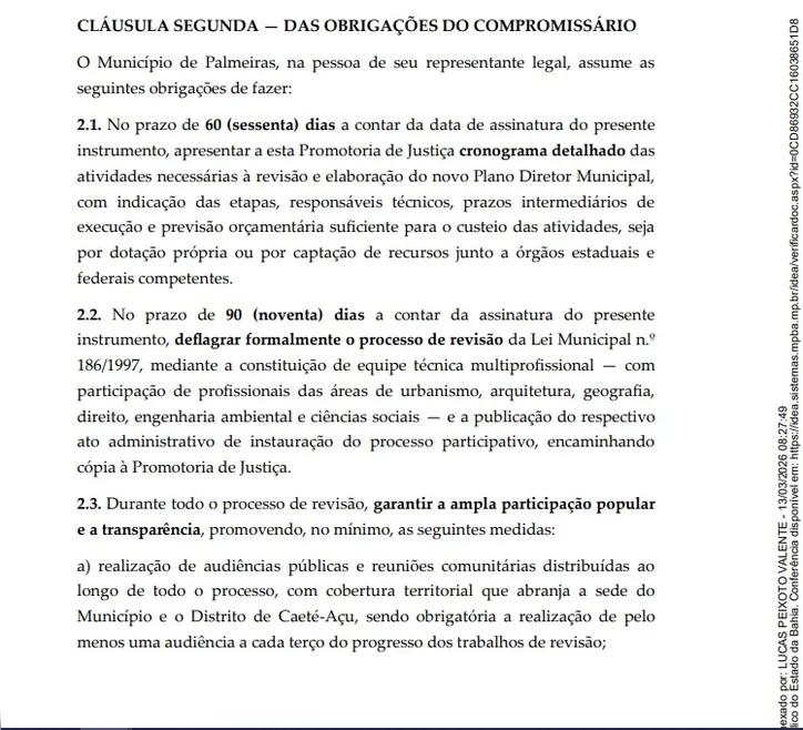 Imagem ilustrativa da imagem Dono de terras, prefeito de Palmeiras, na Chapada, retalha o Vale do Capão com loteamentos irregulares