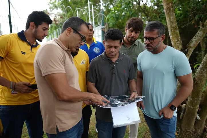 Vistoria de áreas para primeira arena de futebol americano do país