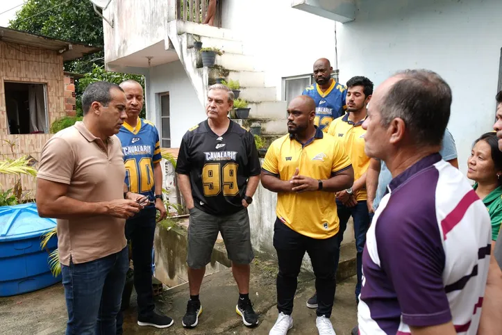 Vistoria de áreas para primeira arena de futebol americano do país