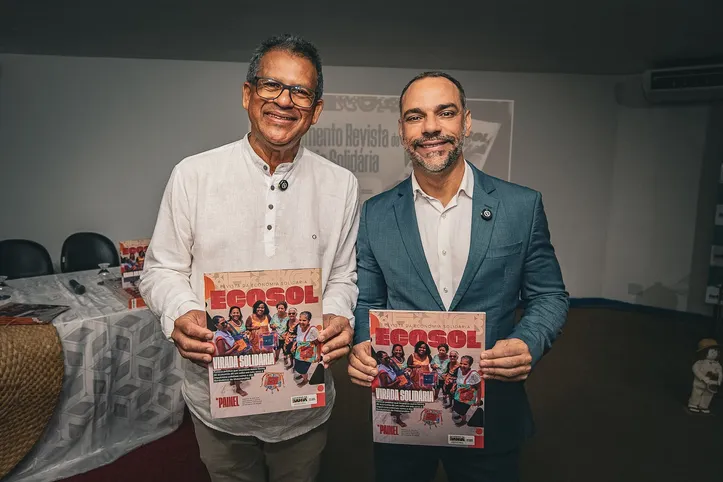 Secretário Augusto Vasconcelos com o superintendente Wenceslau Júnior