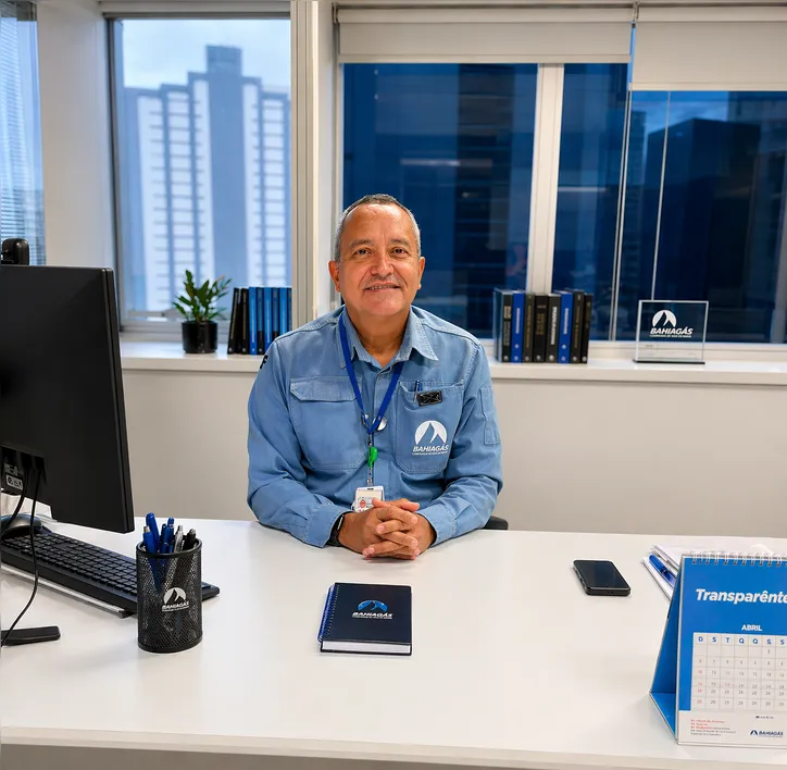 Gerente de Saúde, Segurança e Meio Ambiente da Bahiagás, José Carlos Gallindo