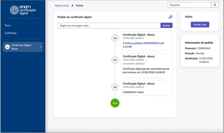 Imagem ilustrativa da imagem Saiba como solicitar certificado online do ensino médio pelo Enem