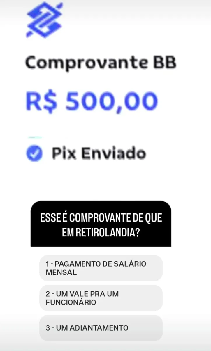 Print do comprovante de Pix