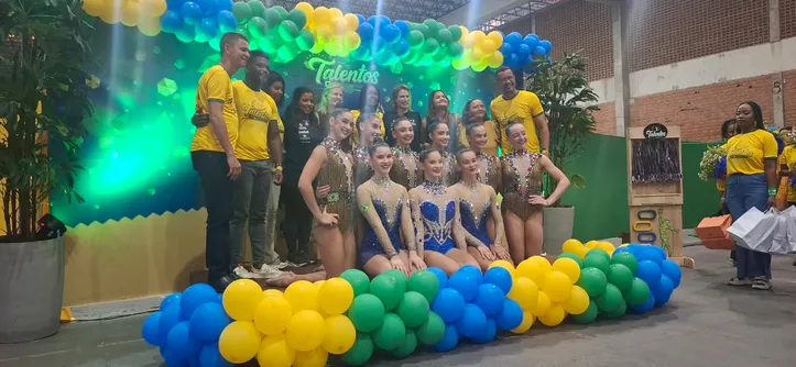 Seleção Brasileira de Ginástica Rítmica no Festival Talentos da Terra