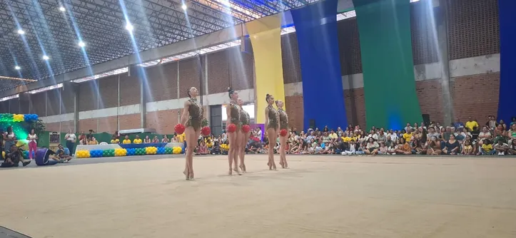 Seleção Brasileira de Ginástica Rítmica no Festival Talentos da Terra