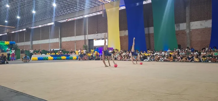 Seleção Brasileira de Ginástica Rítmica no Festival Talentos da Terra