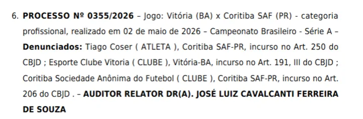 Edital do STJD