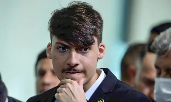 Jair Renan Bolsonaro, filho 04 do ex-presidente Jair Bolsonaro