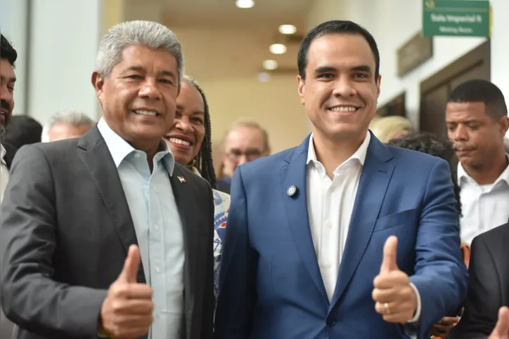 Governador Jerônimo Rodrigues (PT) e o ministro Gustavo Feliciano