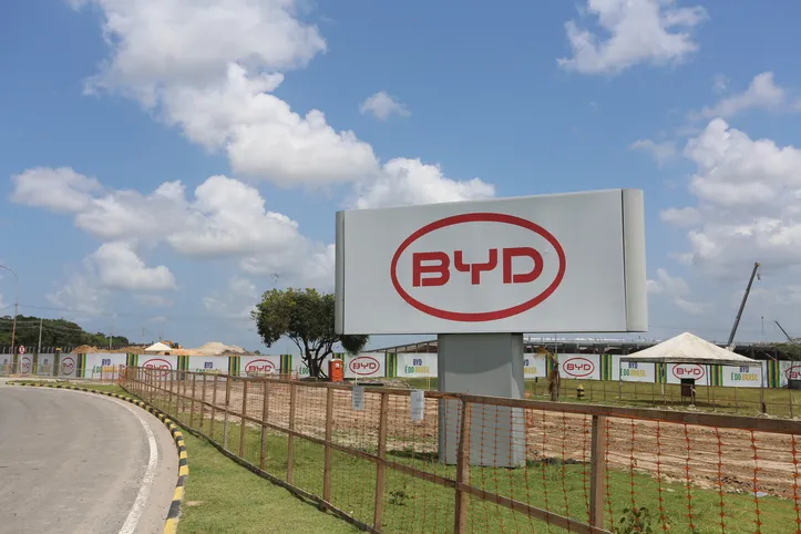 Fábrica da BYD em Camaçari