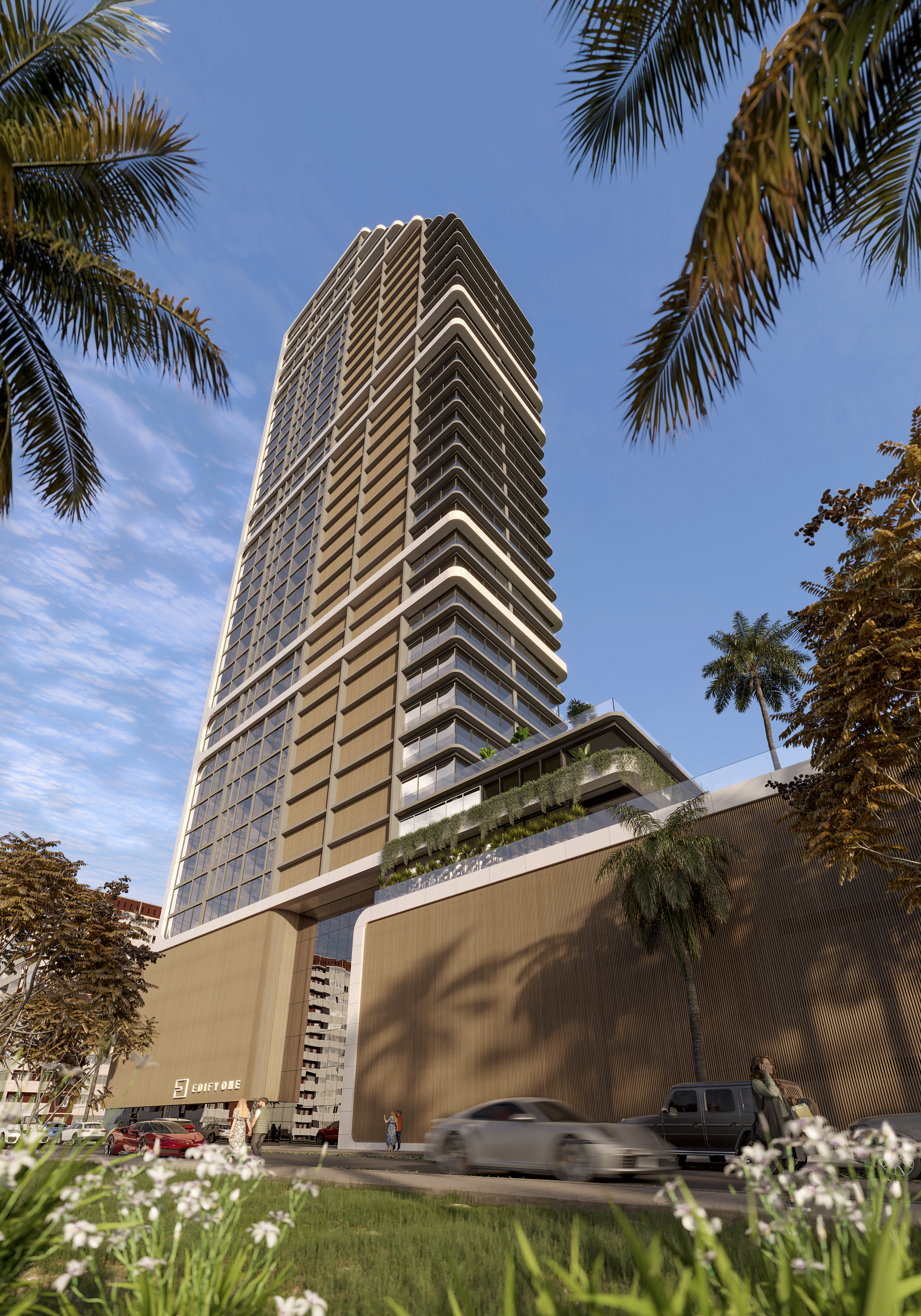 Prédio do apartamento de Neymar