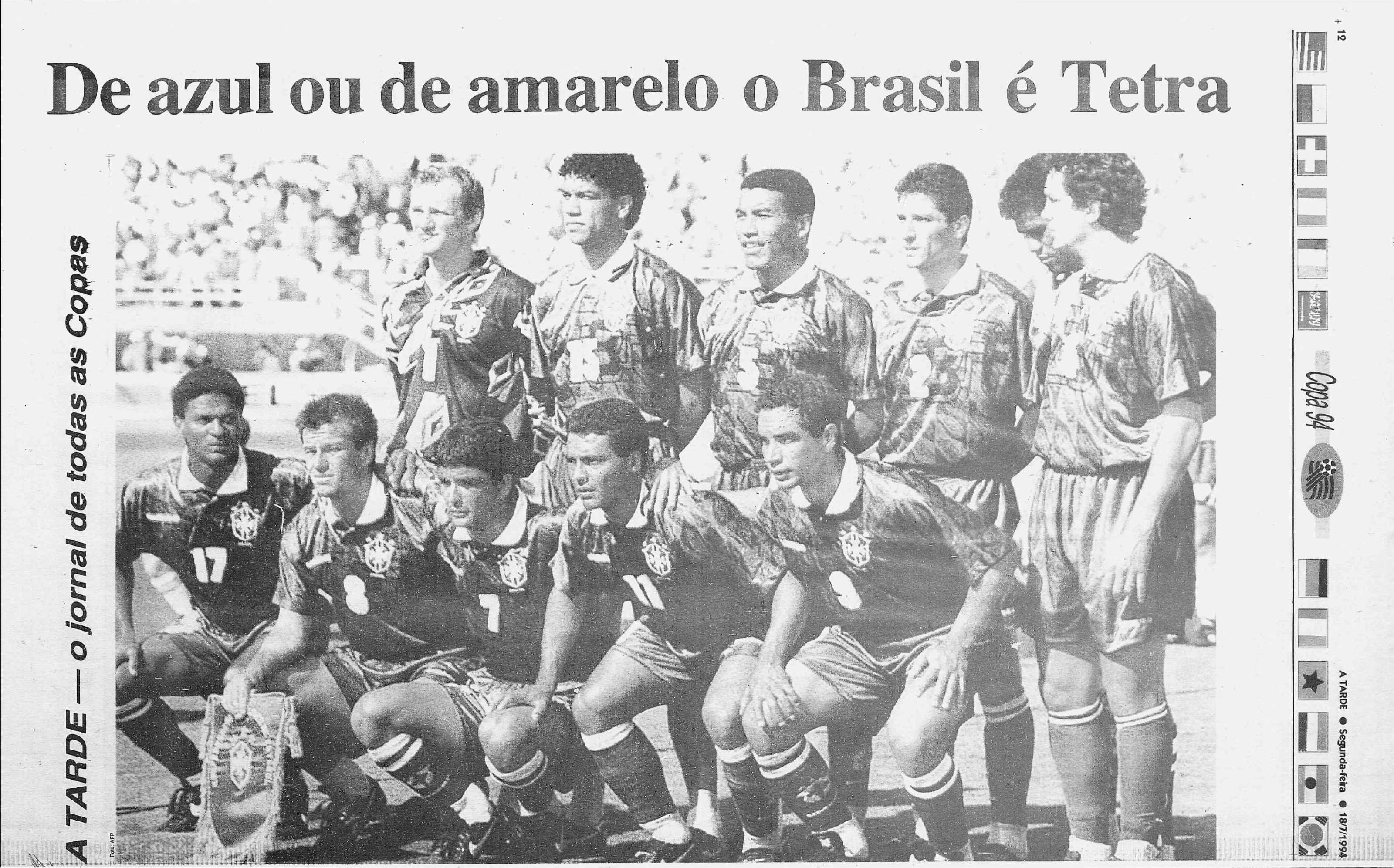 Cobertura do tetra do Brasil na Copa do Mundo