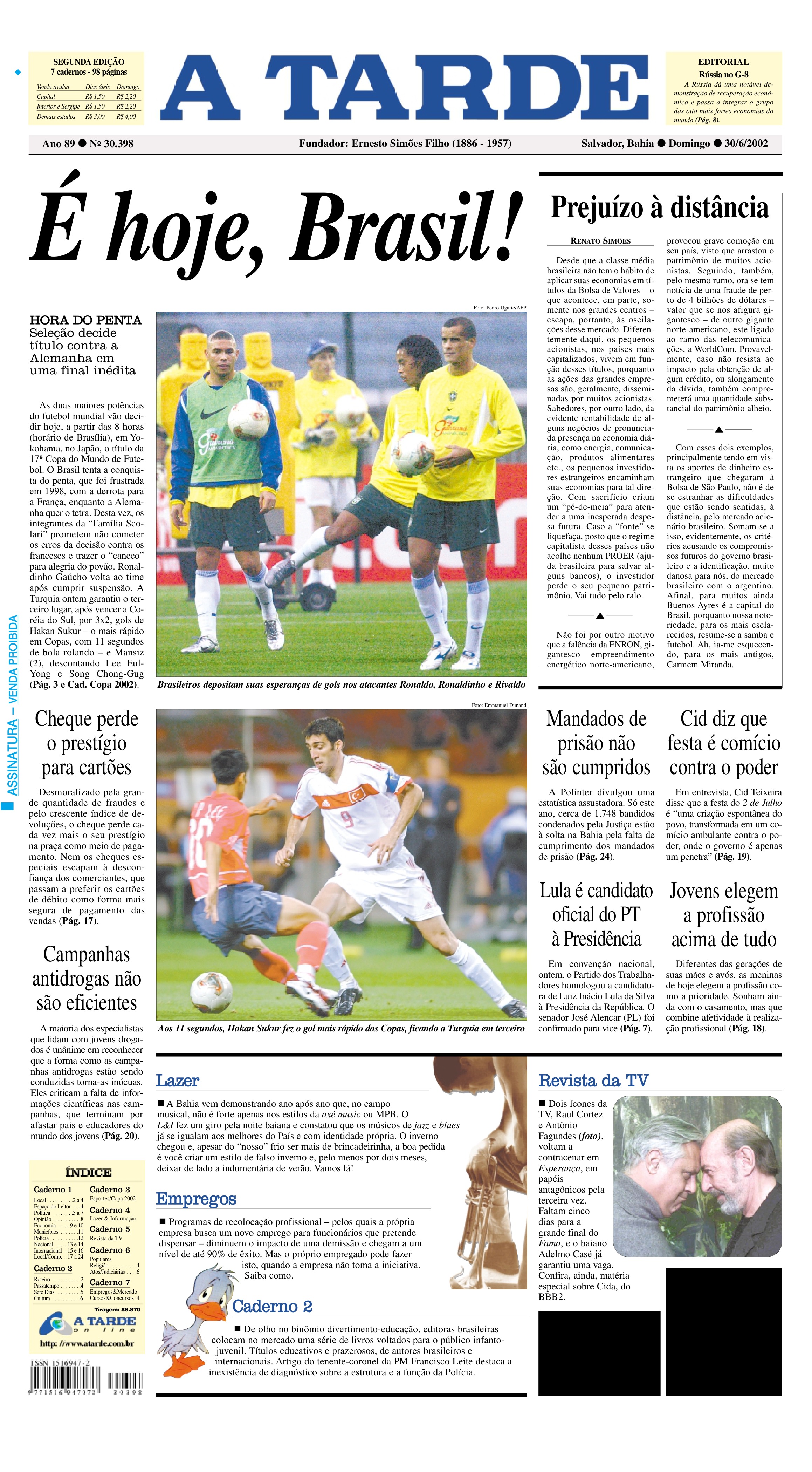 Cobertura do penta do Brasil na Copa do Mundo