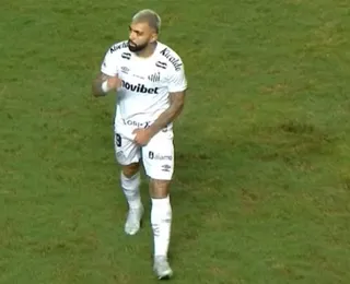 STJD define punição de Gabigol por gesto obsceno em jogo do Vitória