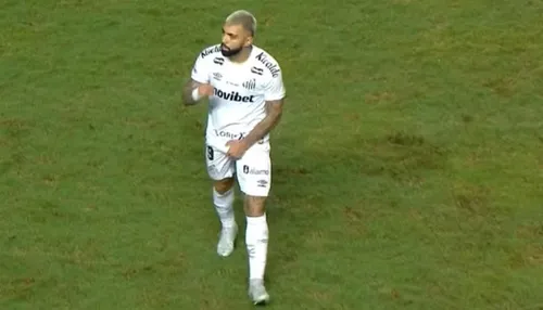STJD define punição de Gabigol por gesto obsceno em jogo do Vitória