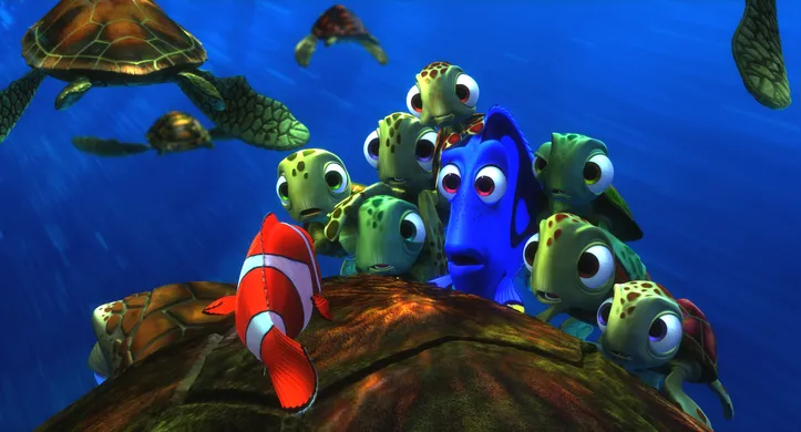 Cena de Procurando Nemo