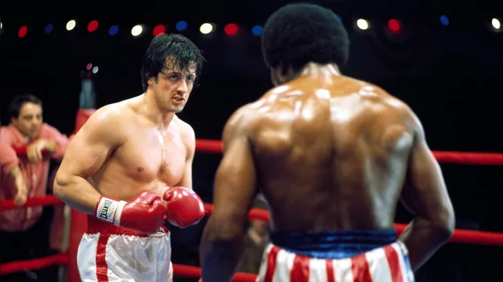 Cena de Rocky, o Lutador