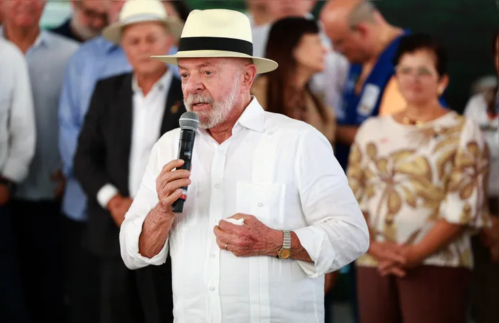 Presidente Lula (PT) durante discurso na Bahia
