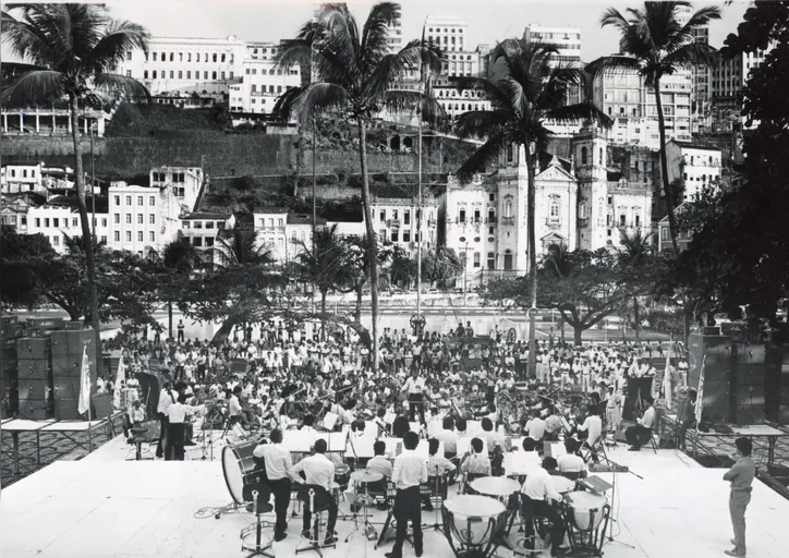 Apresentação da Osba no Teatro Castro Alves em 1984