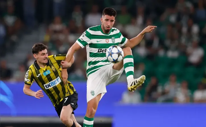 Gonçalo Inácio em campo pelo Sporting
