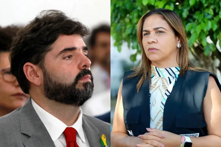 Adolpho Loyola e Roberta Santana