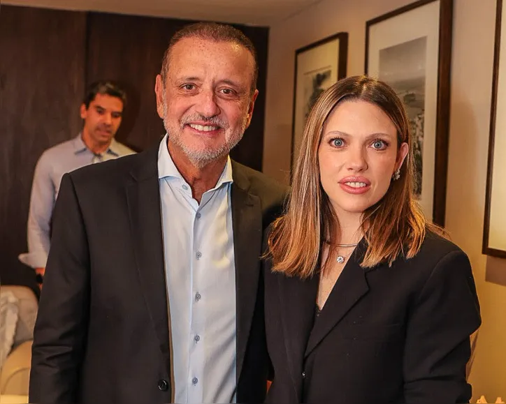 Sérgio Eraldo Salles e Mariana Collares Chaves, sócios da Legend Capital, no Fórum da Família Empresária (Tati Freitas)