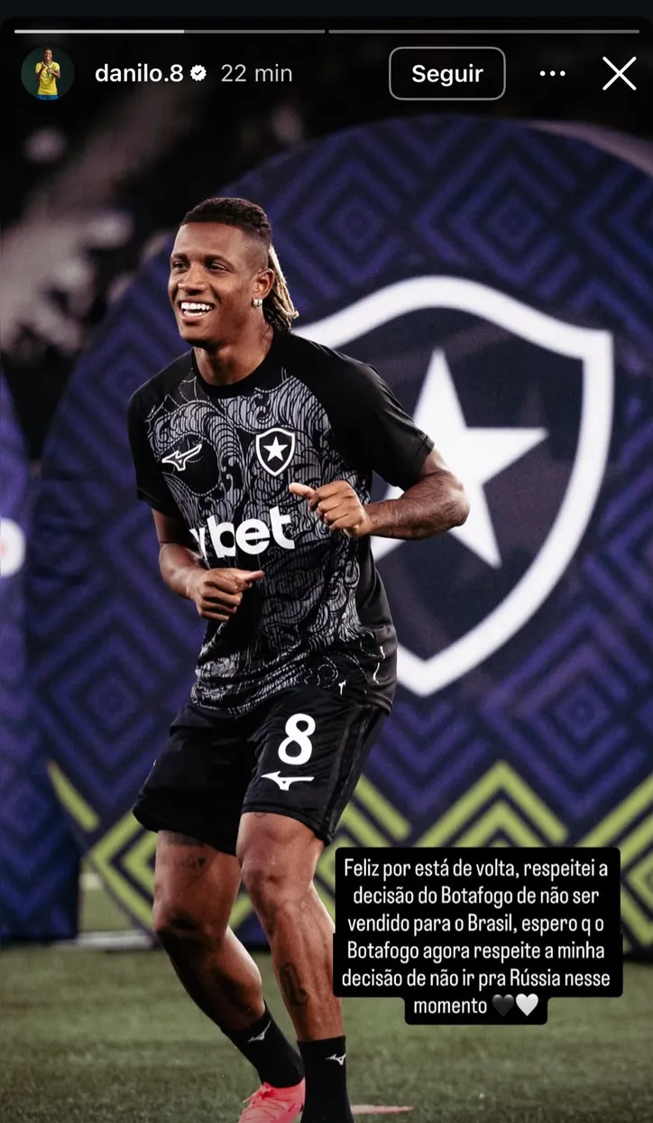 Story de Danilo