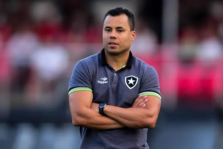 Jair Ventura como técnico do Botafogo em 2017