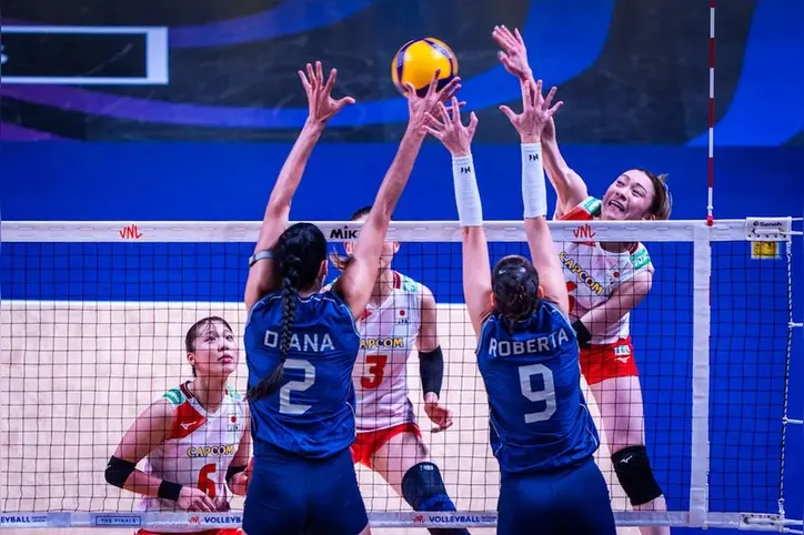 Brasil e Japão nas quartas de final da VNL