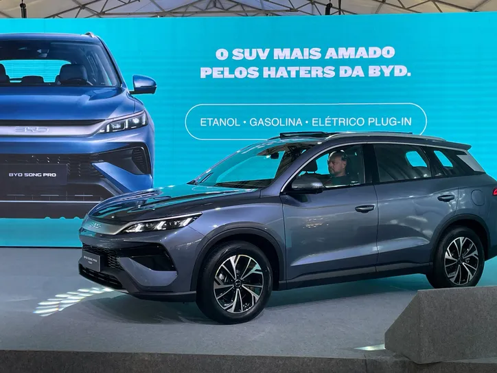 Evento de lançamento do BYD Song Pro Flex