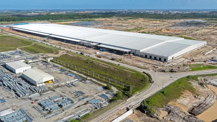 Complexo industrial da BYD em Camaçari, na Bahia