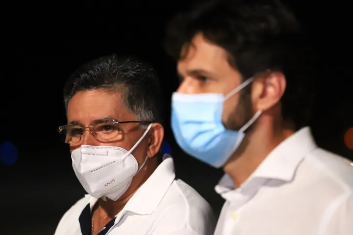 Prefeito Jânio Natal durante pandemia da Covid-19